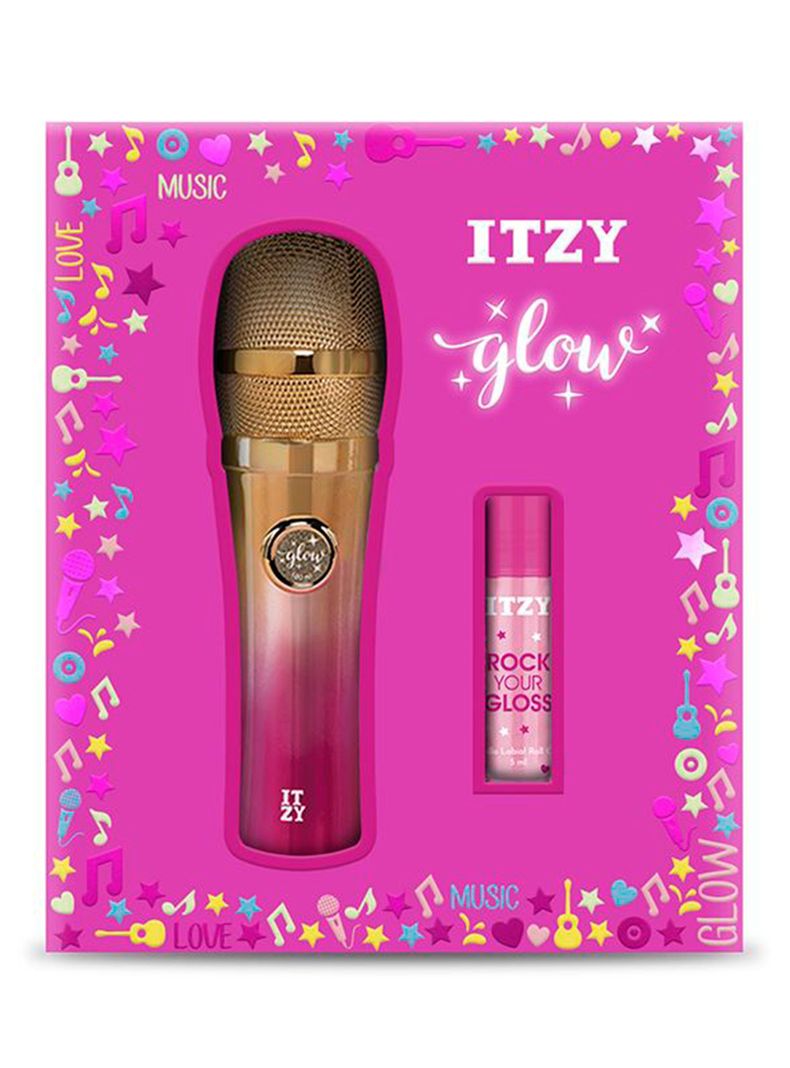 Set Perfume Glow EDT 100 ml + Lip Gloss Roll On-0
