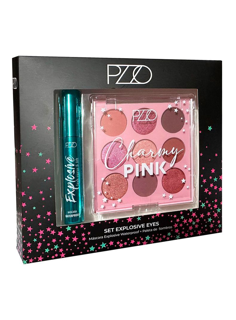 Set Paleta de sombras Charmy Pink + Máscara Explosive-1