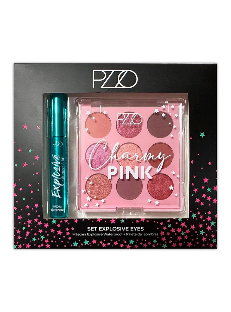Set Paleta de sombras Charmy Pink + Máscara Explosive-0