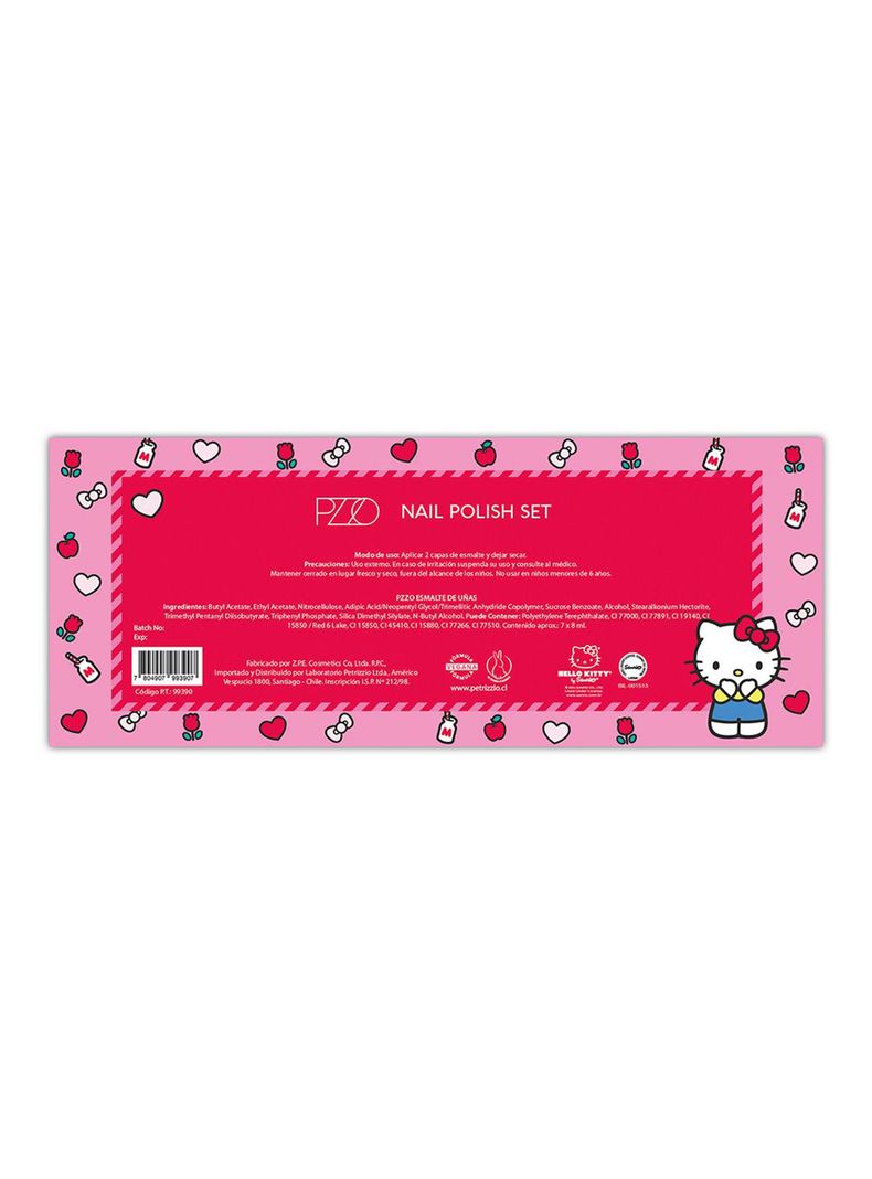 Set de 7 Esmaltes Hello Kitty Nail Polish-1