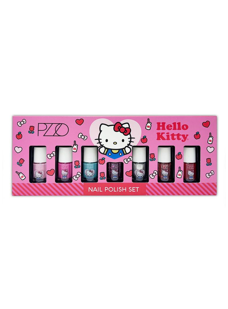 Set de 7 Esmaltes Hello Kitty Nail Polish-0