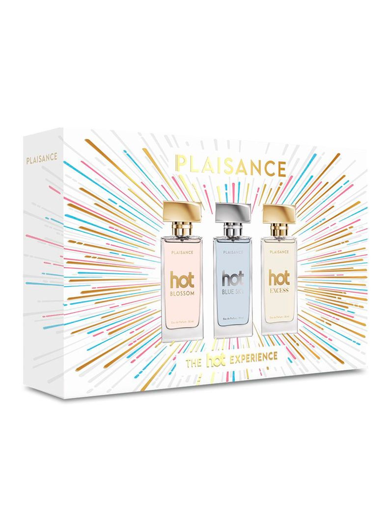 Set Perfume Hot Excess EDP Mujer 30 ml + Blue Sky 30 ml + Blossom 30 ml-1