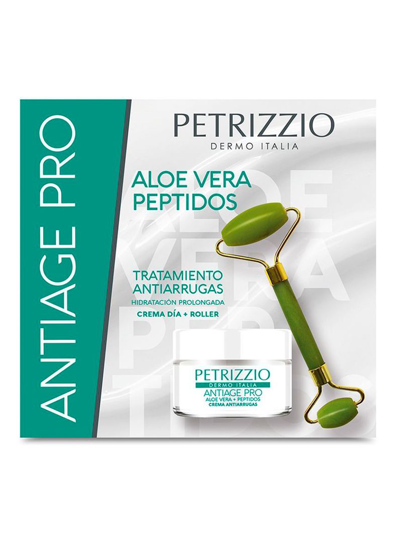 Set Antiage Pro Aloe Vera día + roller facial-0