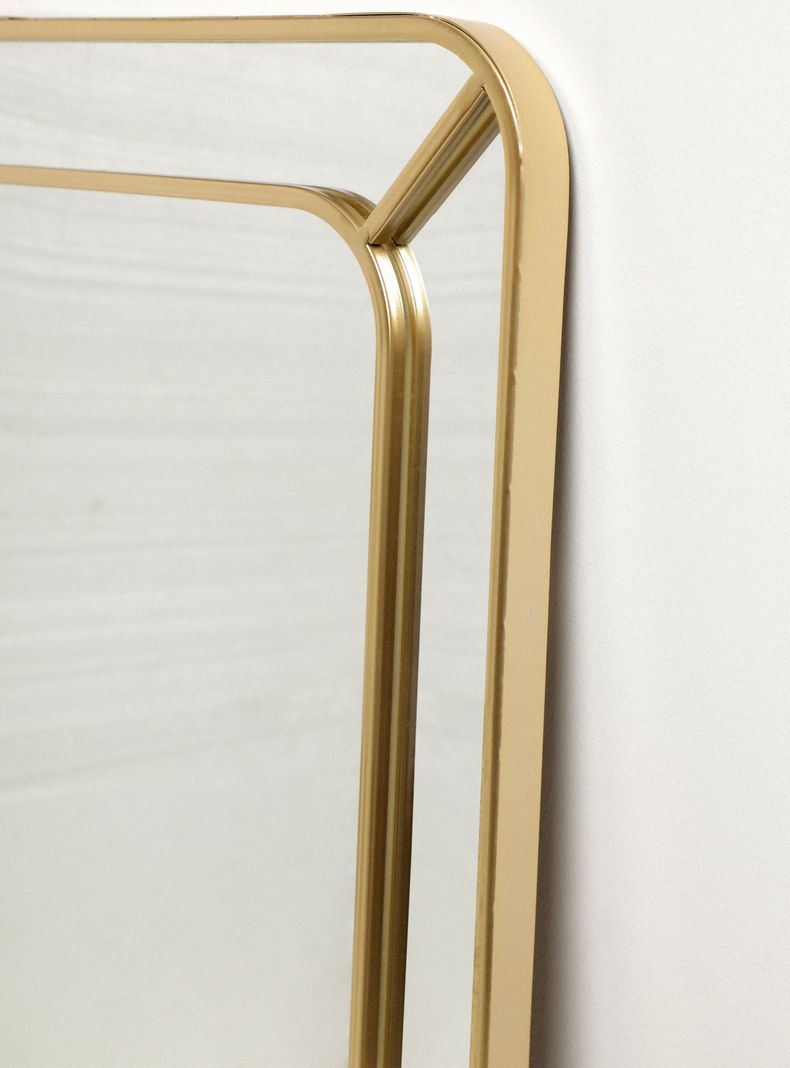 Espejo Rectangular Dorado 60 x 80 cm-2