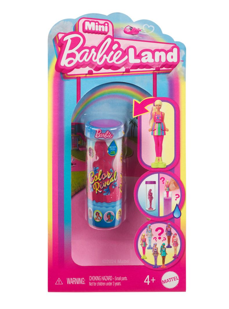 Mini BarbieLand Muñeca Color Reveal Sorpresa-4