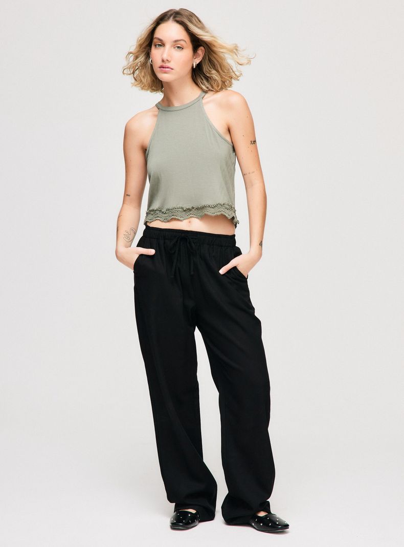 Polera Halter Bordados-4