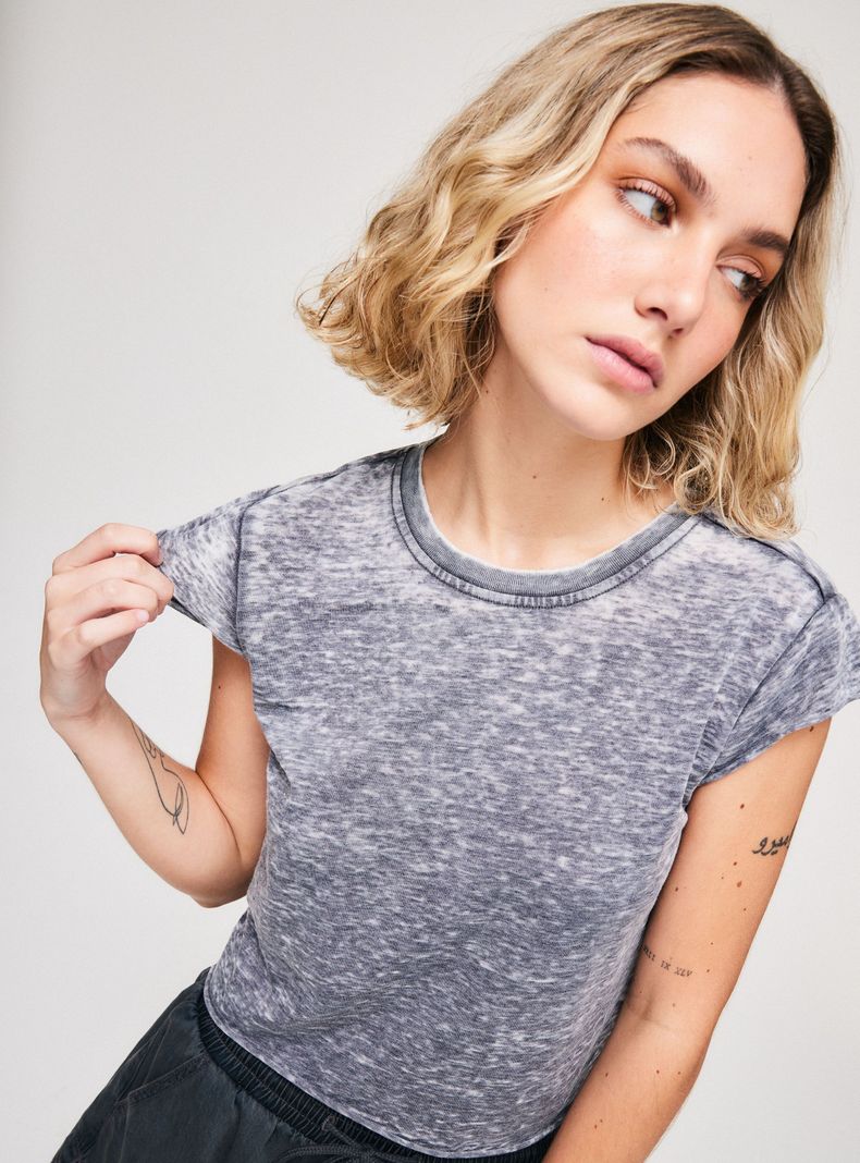 Polera Lavada Cuello Redondo Relaxed Fit-2
