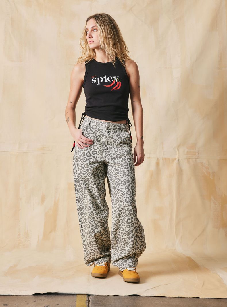 Polera Print Drapeado Lateral-4