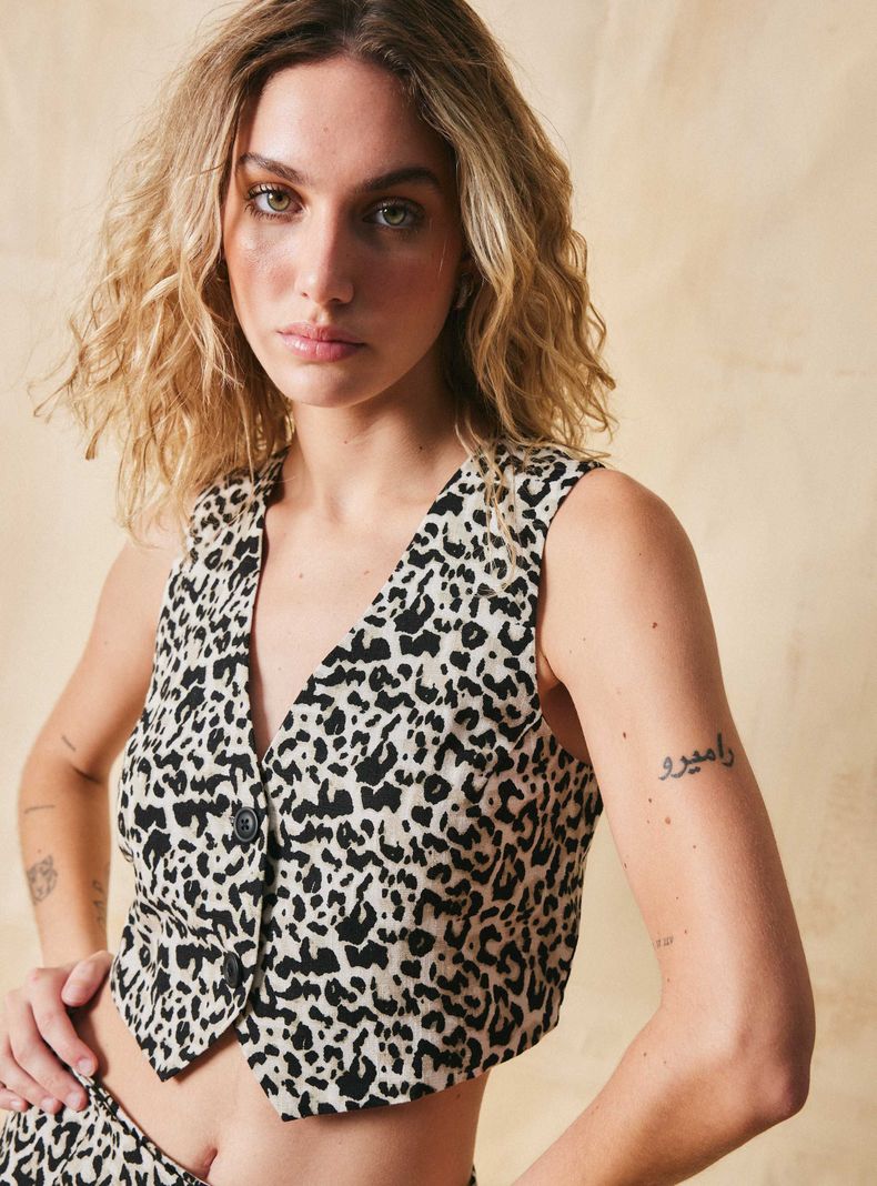 Blusa Vest Sastrera Print-2