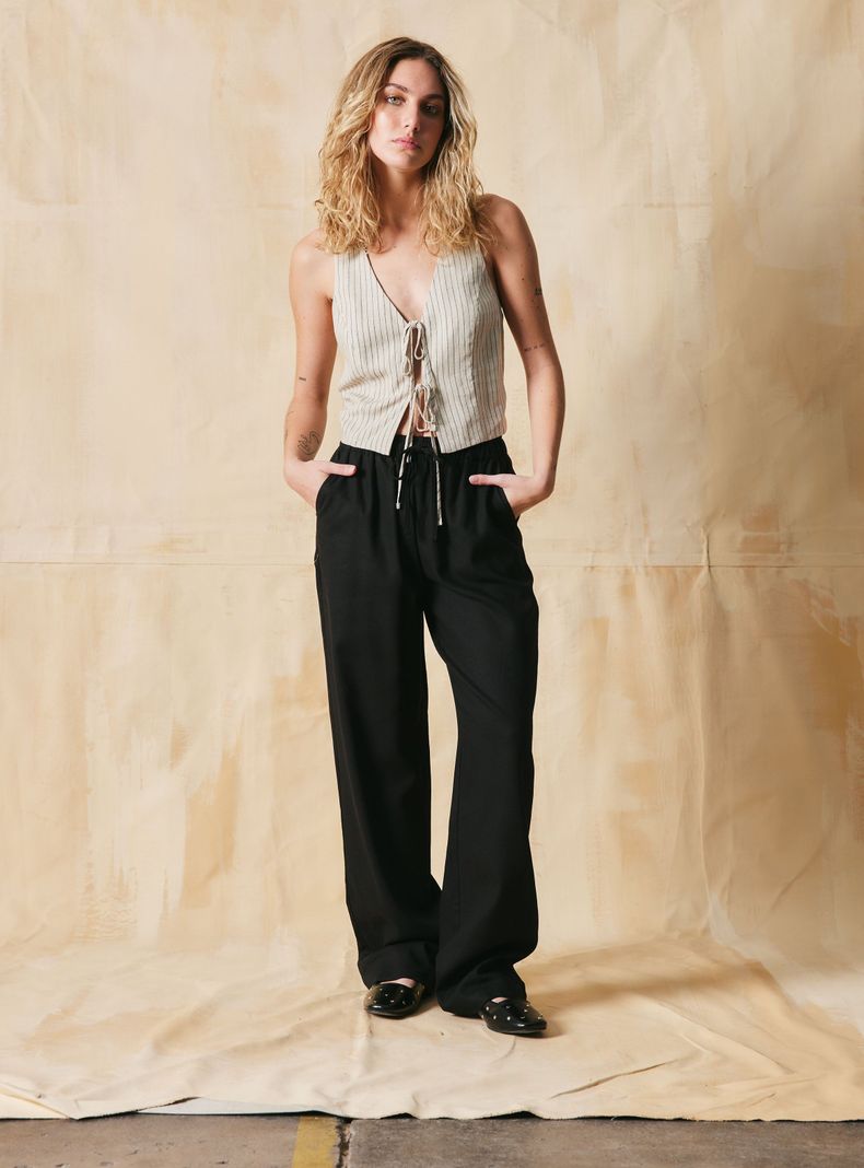 Blusa con Doble Amarra Frontal-4