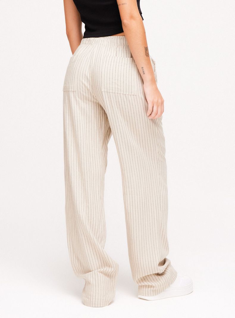 Pantalón con Bolsillos Rayas-1