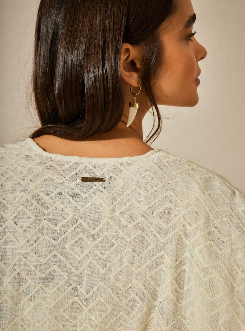 Kimono Tela Diseño Bordado-3