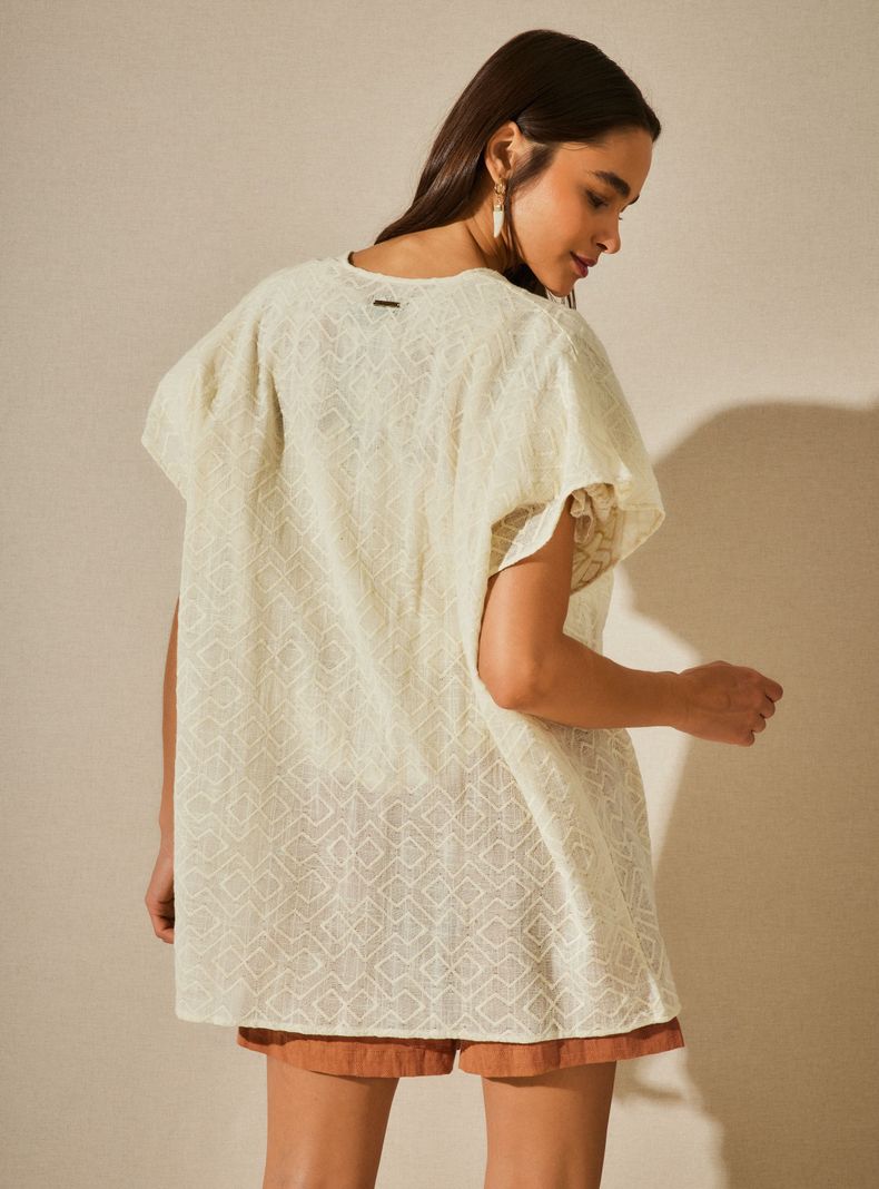 Kimono Tela Diseño Bordado-1