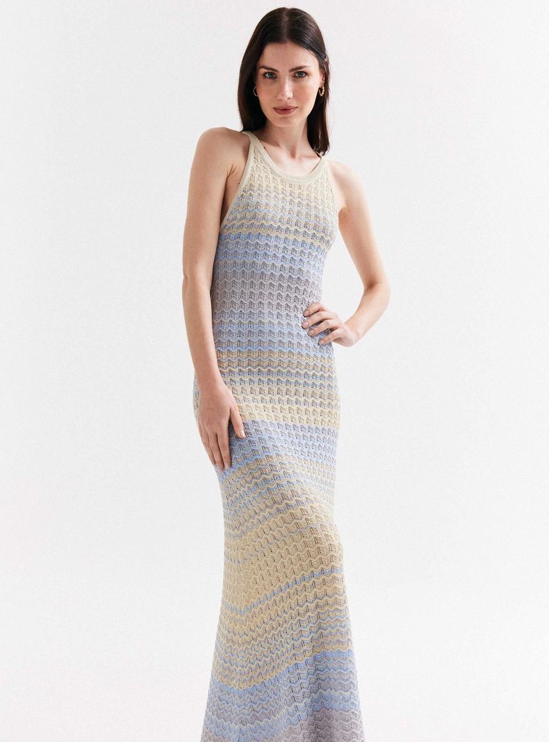 Vestido Tejido con Lurex-4