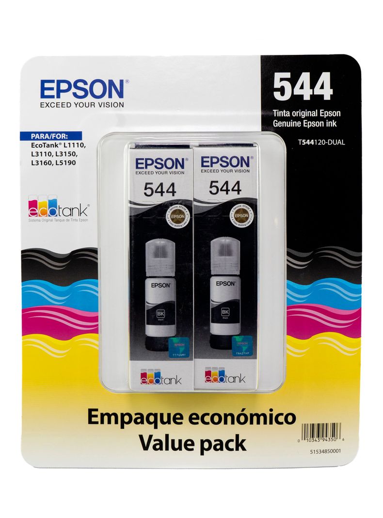 Pack 2 Botellas Tintas Negro 544120-2P-0
