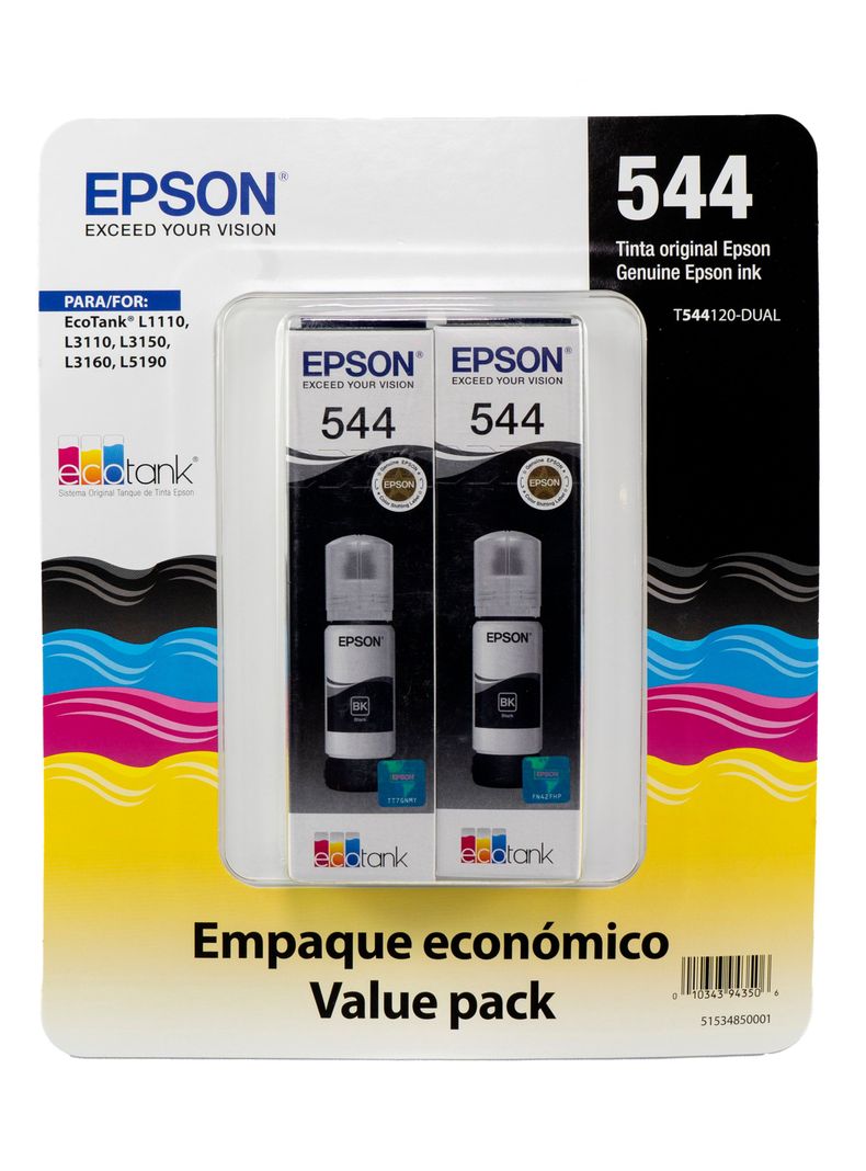Pack 2 Botellas Tintas Negro 544120-2P-1