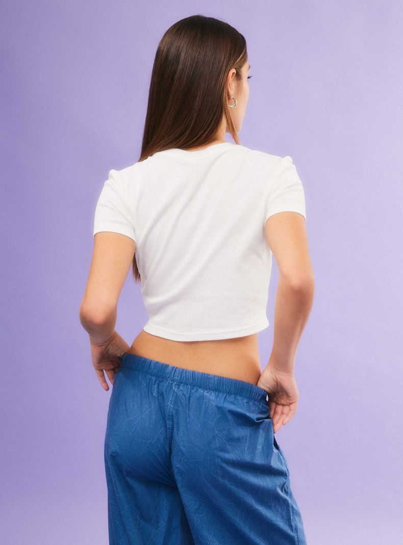 Polera Manga Corta con Strass-1