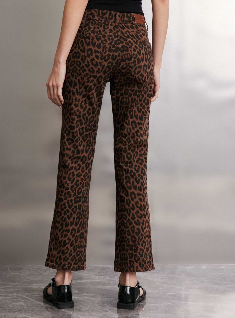 Jeans Print Leopardo Chocolate-1
