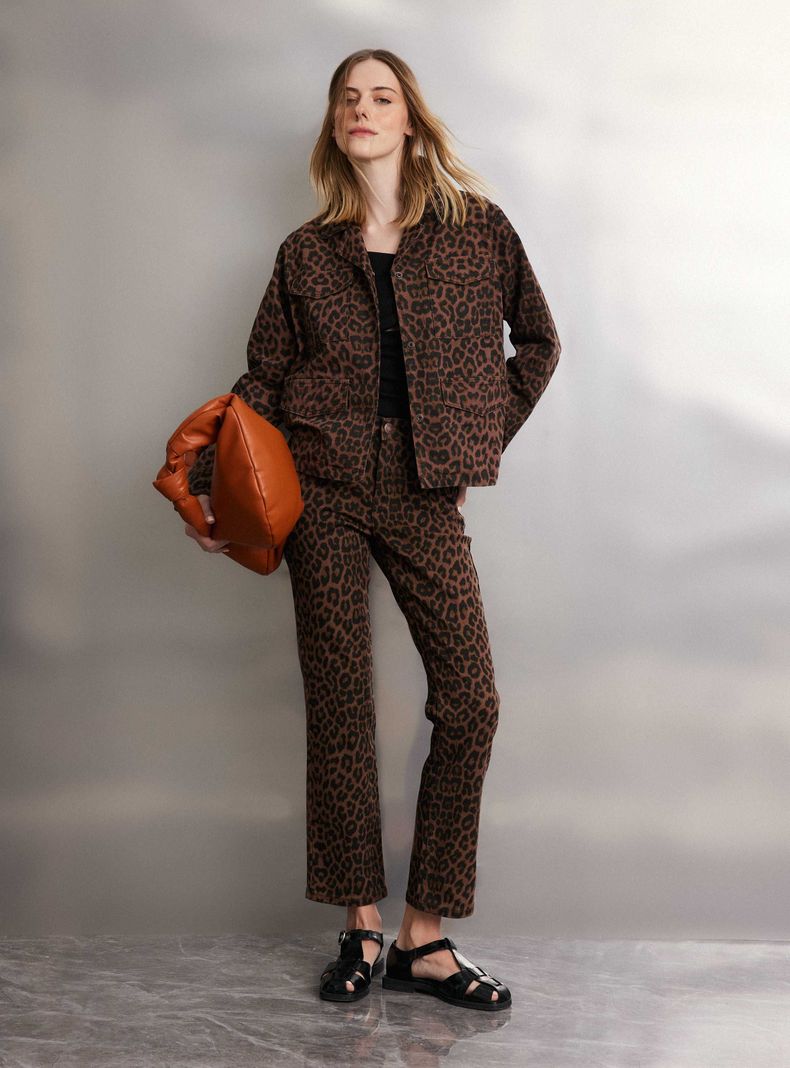 Jeans Print Leopardo Chocolate-4