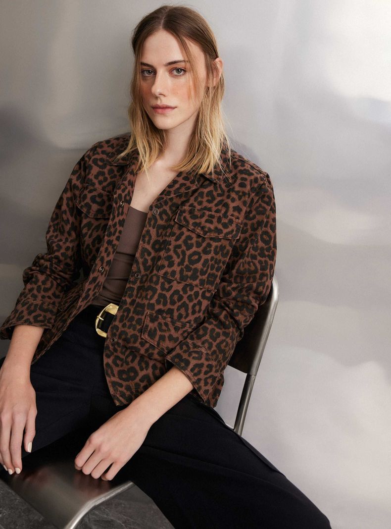 Chaqueta Trucker Estampado Animal-2