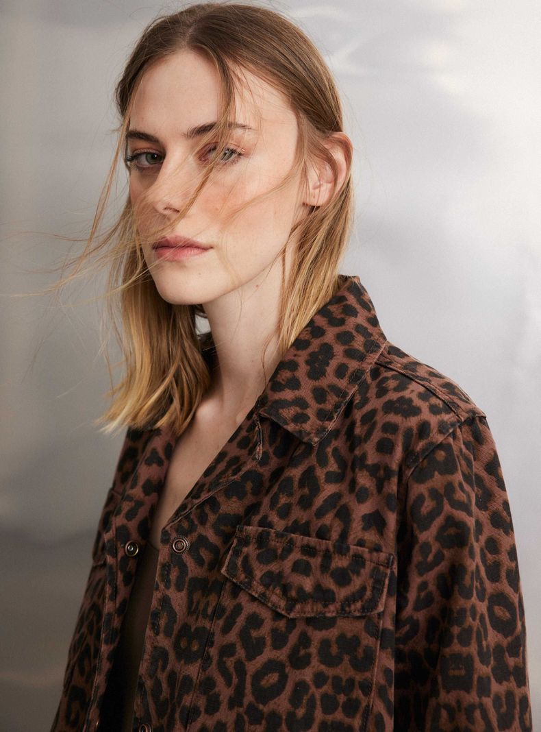 Chaqueta Trucker Estampado Animal-3