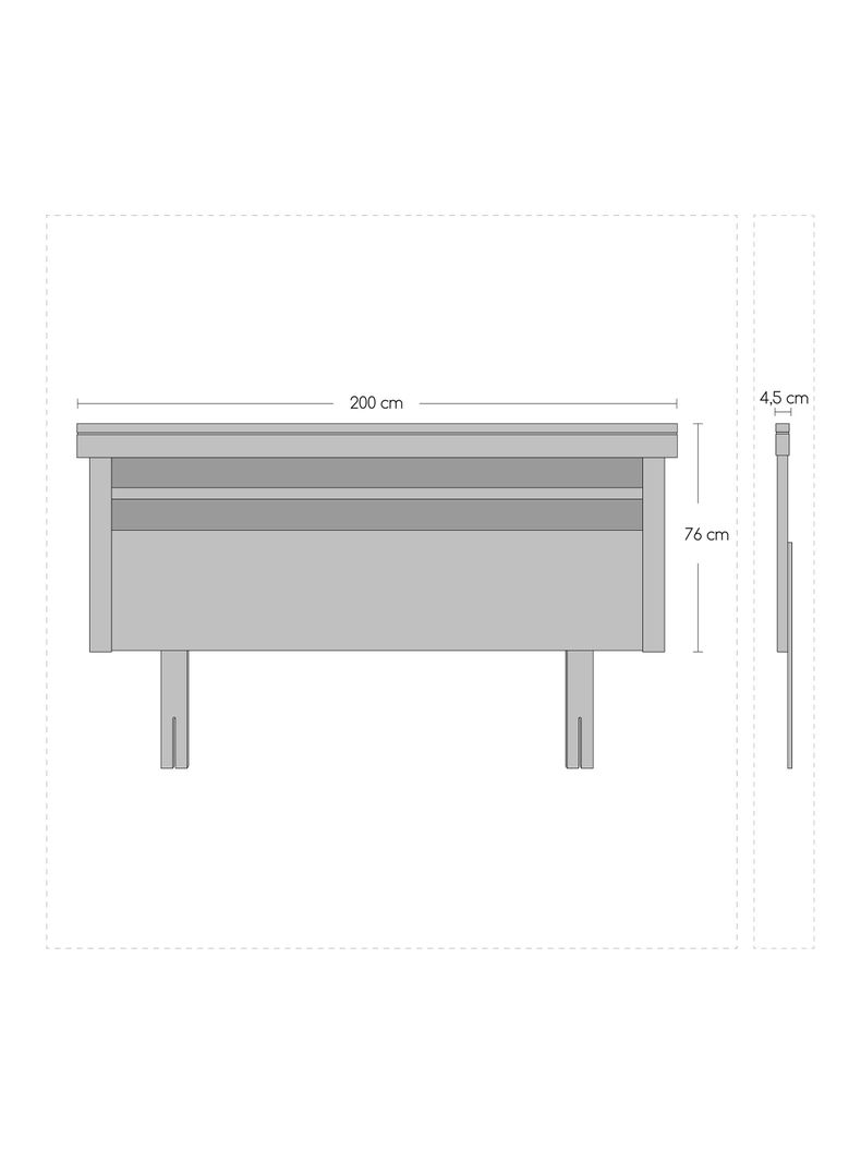 Cama Europea Everest Cobre King Respaldo Mallorca-1