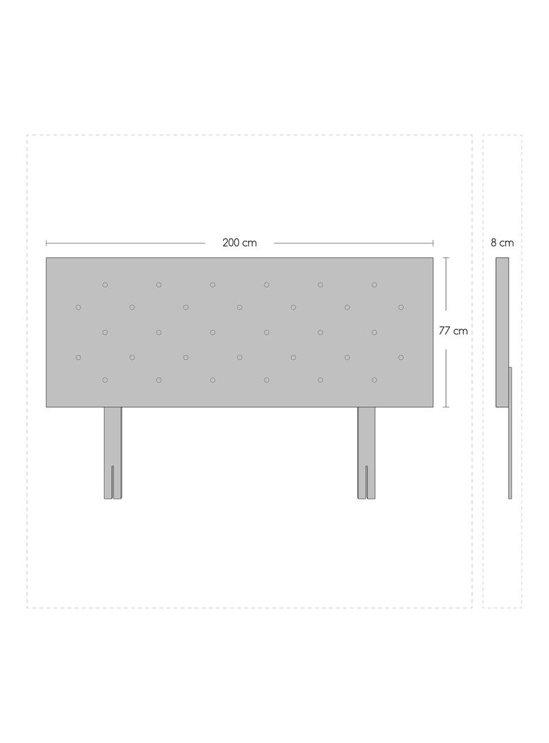 Cama Europea Everest Cobre King Respaldo Capitoné-1