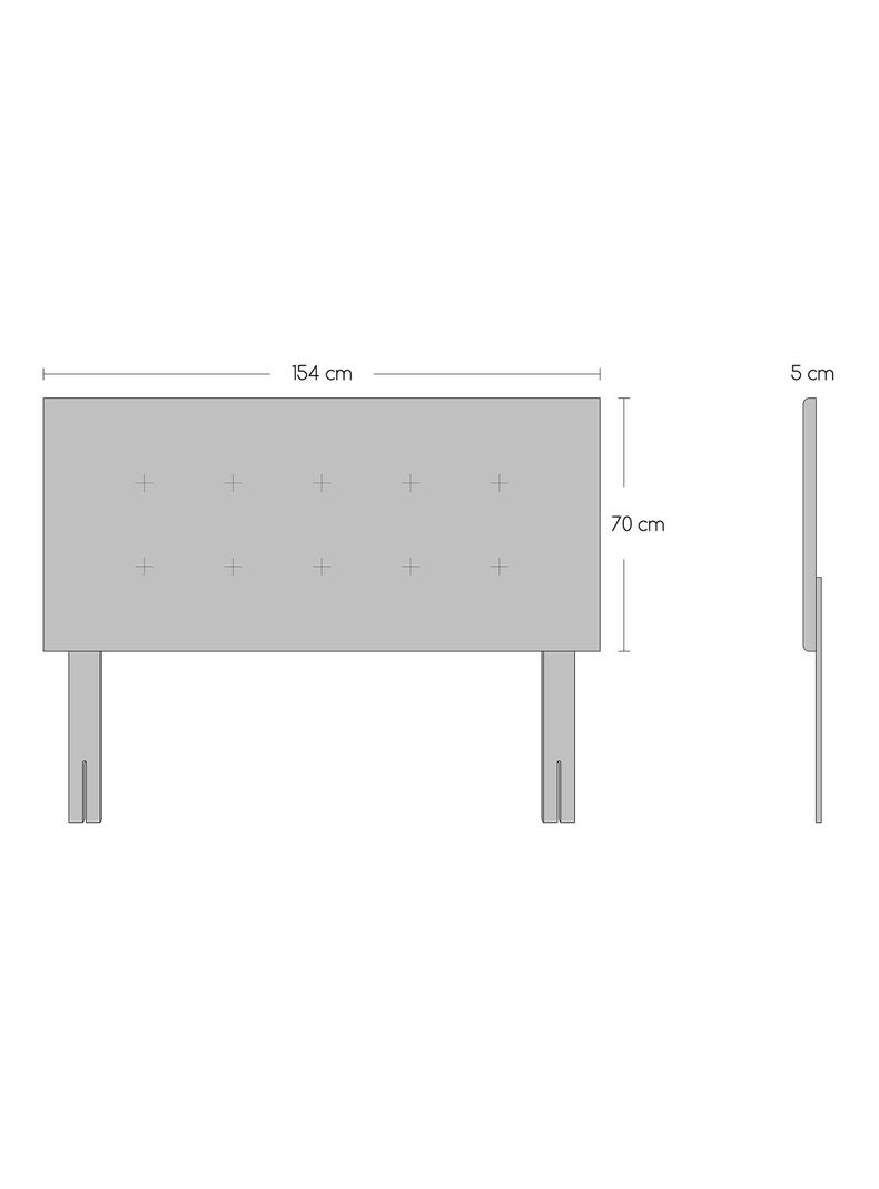 Cama Europea Cotton Organic 2 Plazas Base Dividida Respaldo Aragón-1
