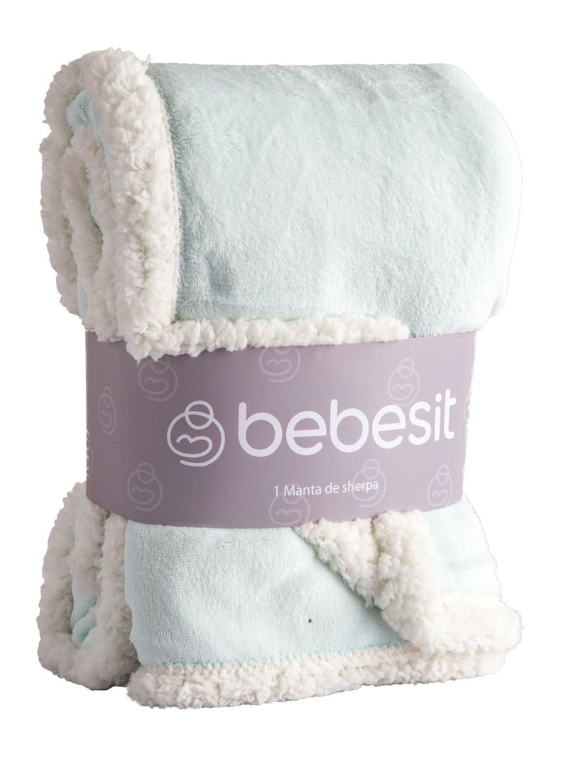 Manta de Sherpa Celeste Bebesit