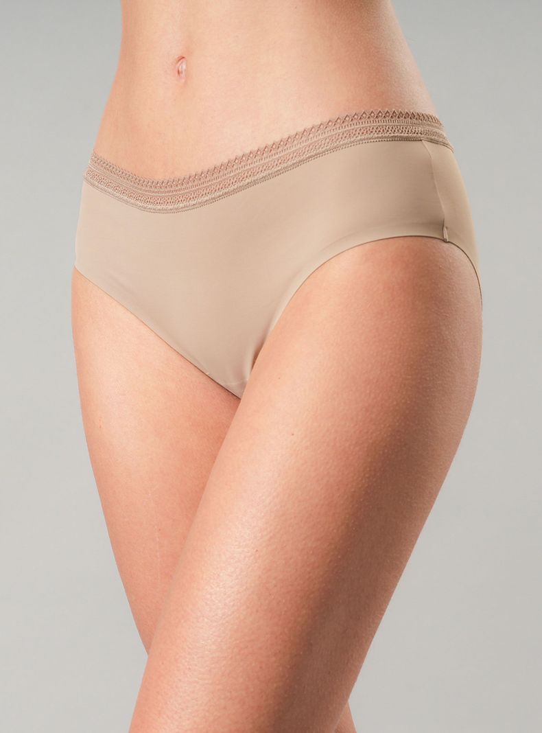 Pack 3 Pantaleta Microfibra Bonded Color Blonda-1