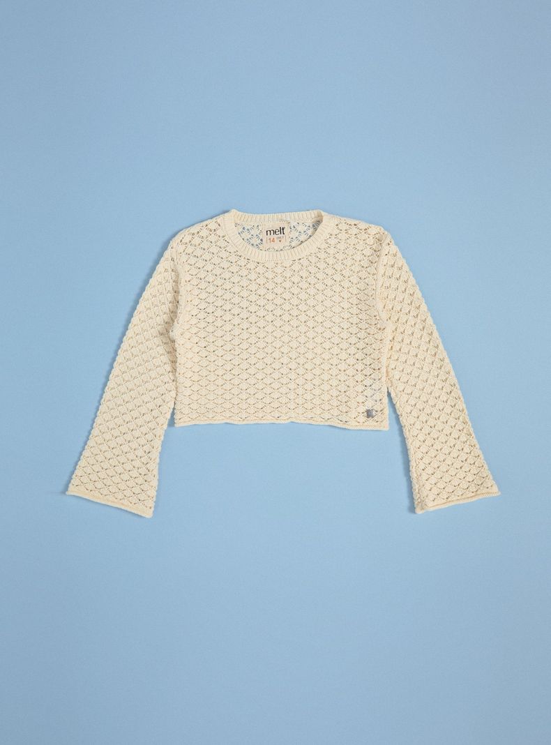 Sweater Cuello Redondo Holgado Moda-2