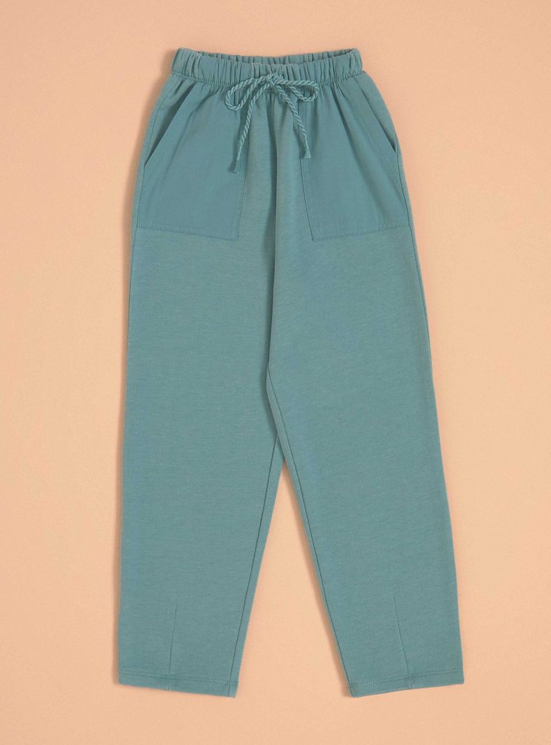 Pantalón Fleece Bolsillo Parche-2