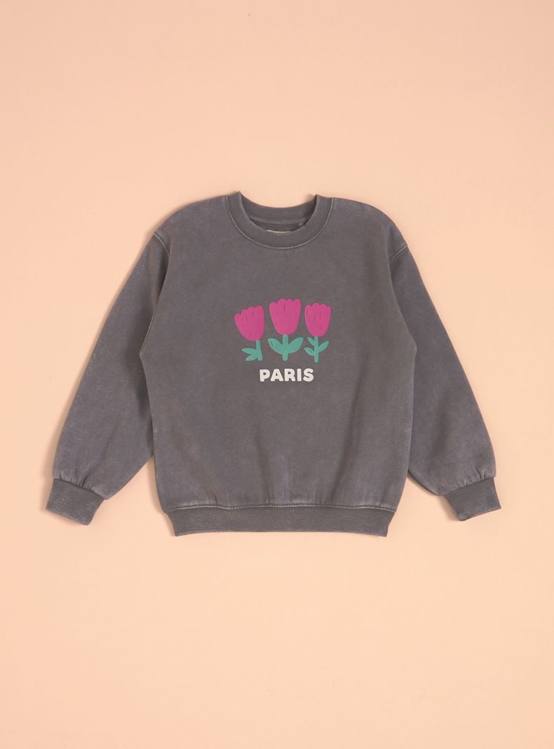 Polerón Acid Wash Estampado Fleece-2