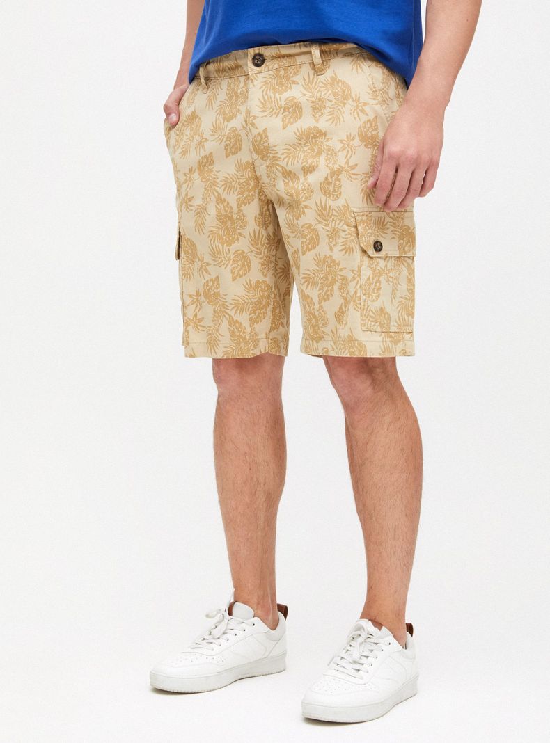 Bermuda Cargo Twill Full Print