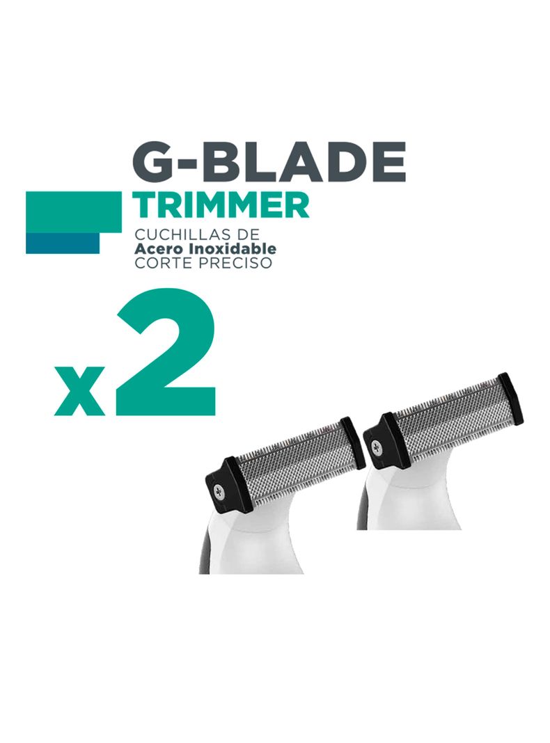 Repuesto G-Blade x 2 Cuchillas de Acero Inoxidable-0