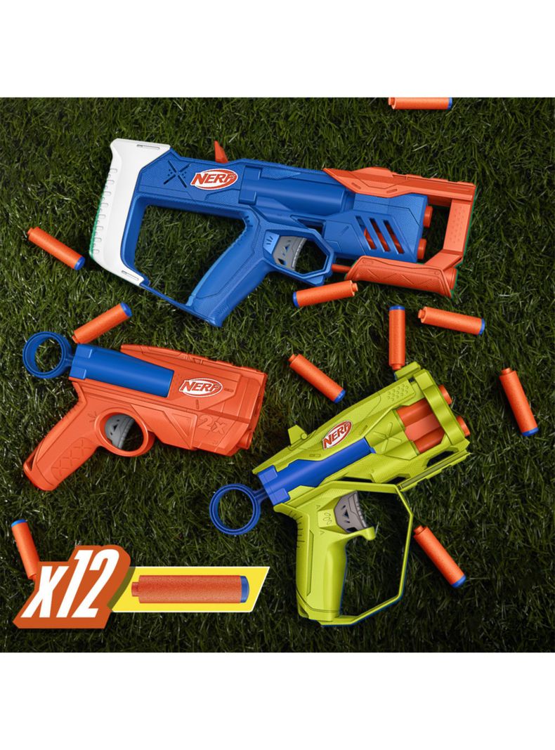 Lanzador de Dardos Series Pack Triple Acción 12 Dardos N1-5