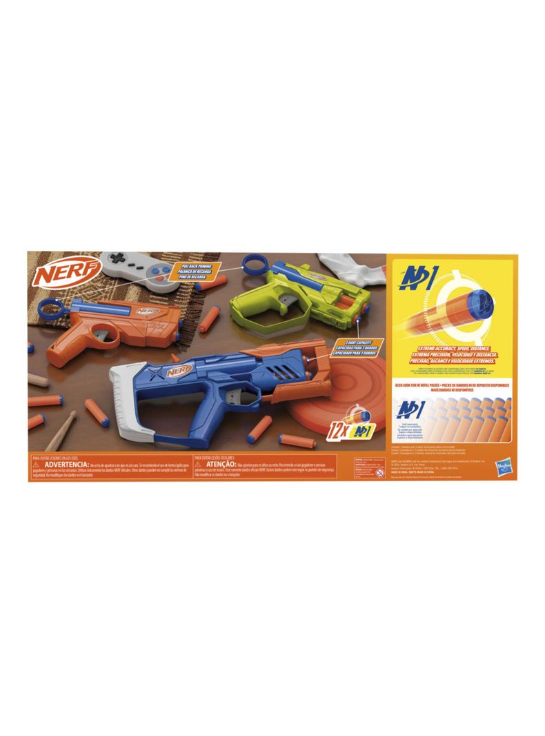 Lanzador de Dardos Series Pack Triple Acción 12 Dardos N1-4