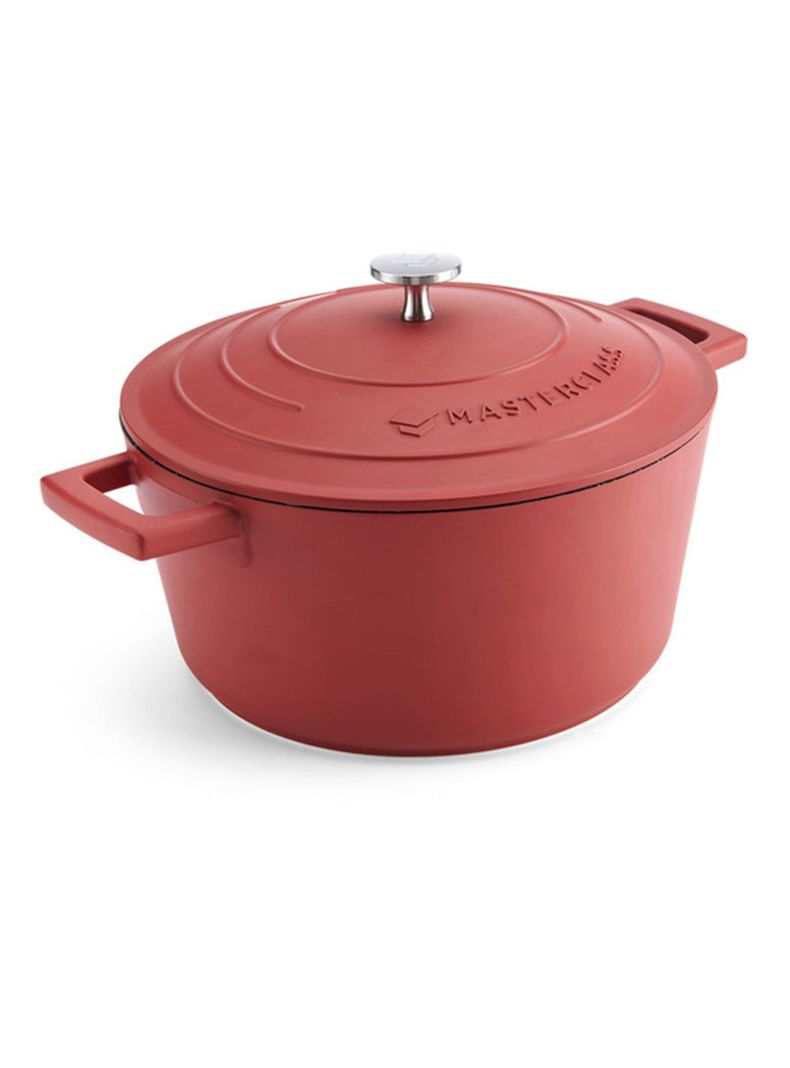 Olla Aluminio 2.5 Litros Rojo-1