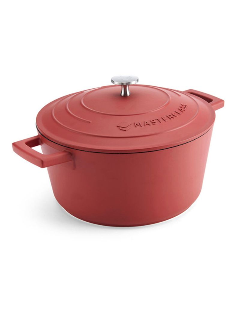 Olla Aluminio 4 Litros Rojo-1