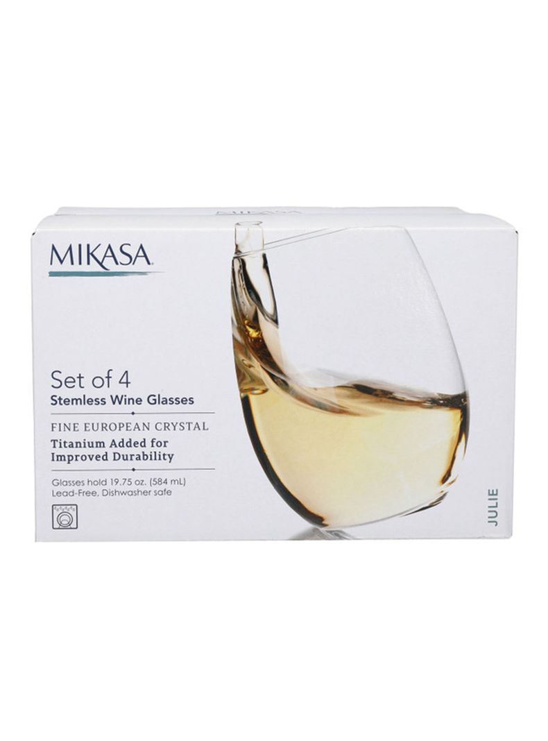 Set 4 Vasos Cristal Vino 584 ml-1
