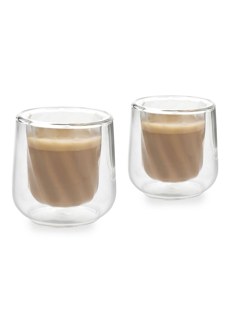 Set 2 Tazas Cortado Doble Pared 135 ml-1