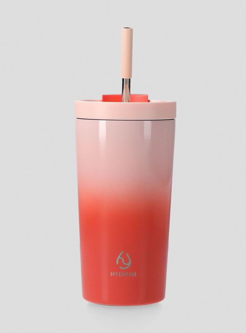 Mug Travel Degade 532 ml con Bombilla-0