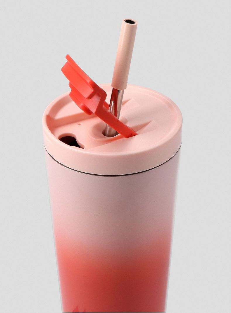 Mug Travel Degade 532 ml con Bombilla-1