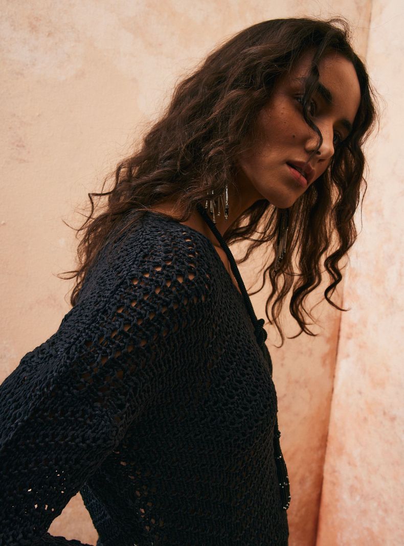 Sweater Patrón Calado-3