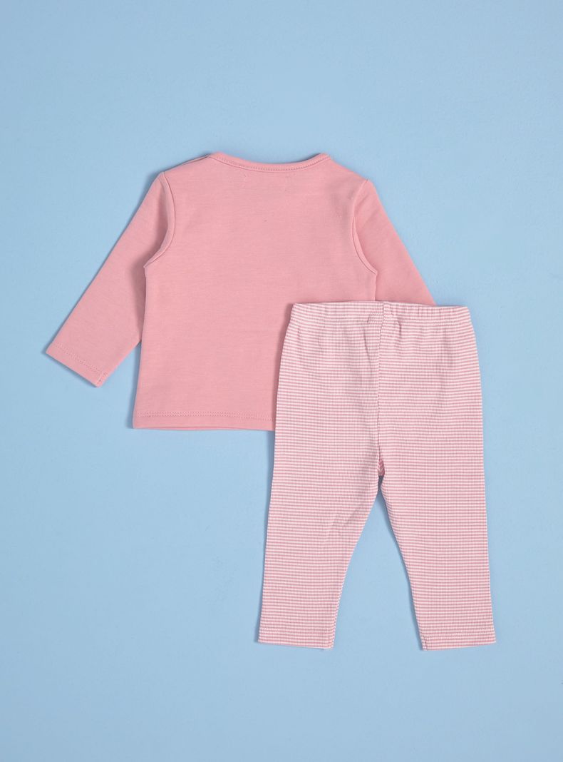 Pijama con Polerón y Calza de Rib-1