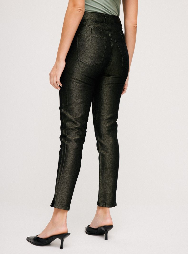 Jeans Metalizado con Aplicaciones-1