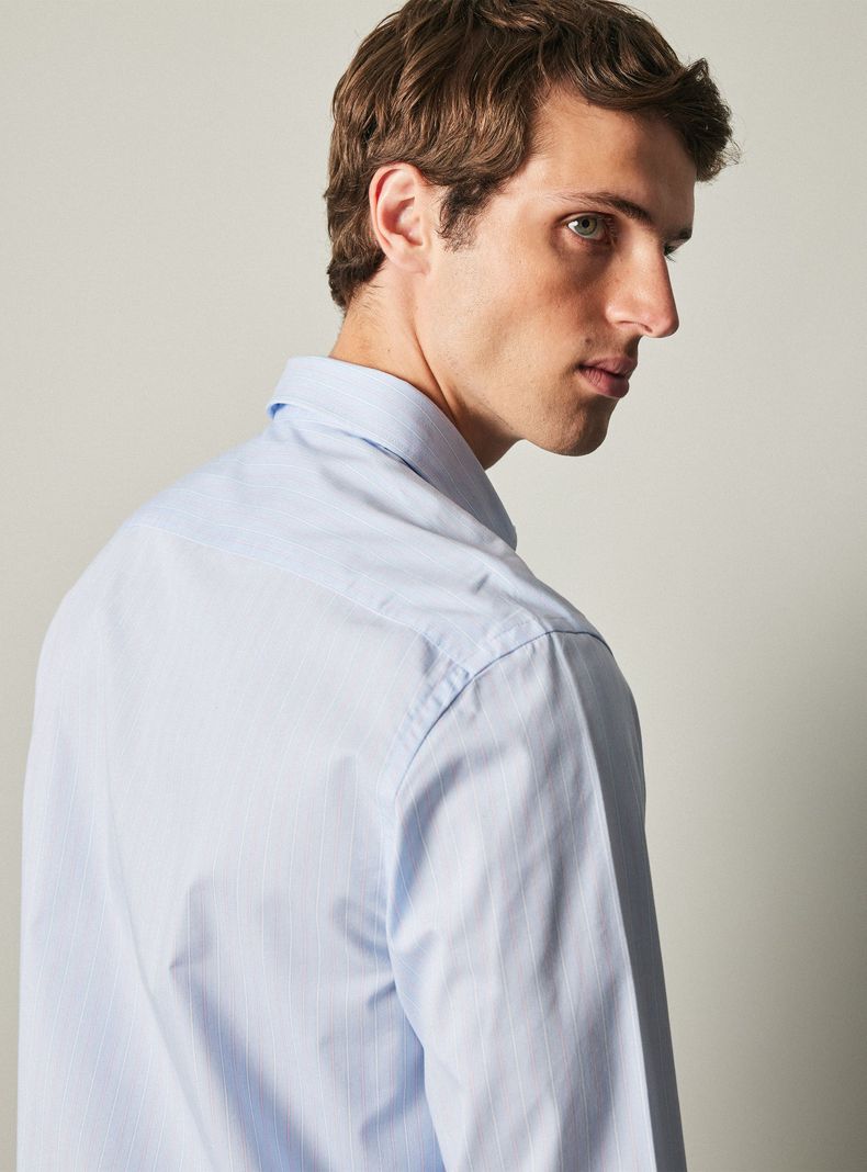 Camisa Manga Larga Oxford Rayada-3