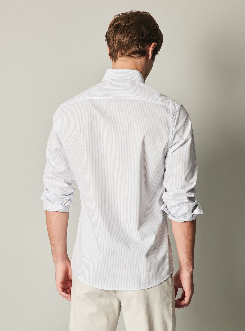 Camisa Manga Larga Rayada-1