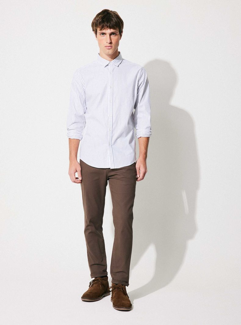 Camisa Rayada Oxford-4