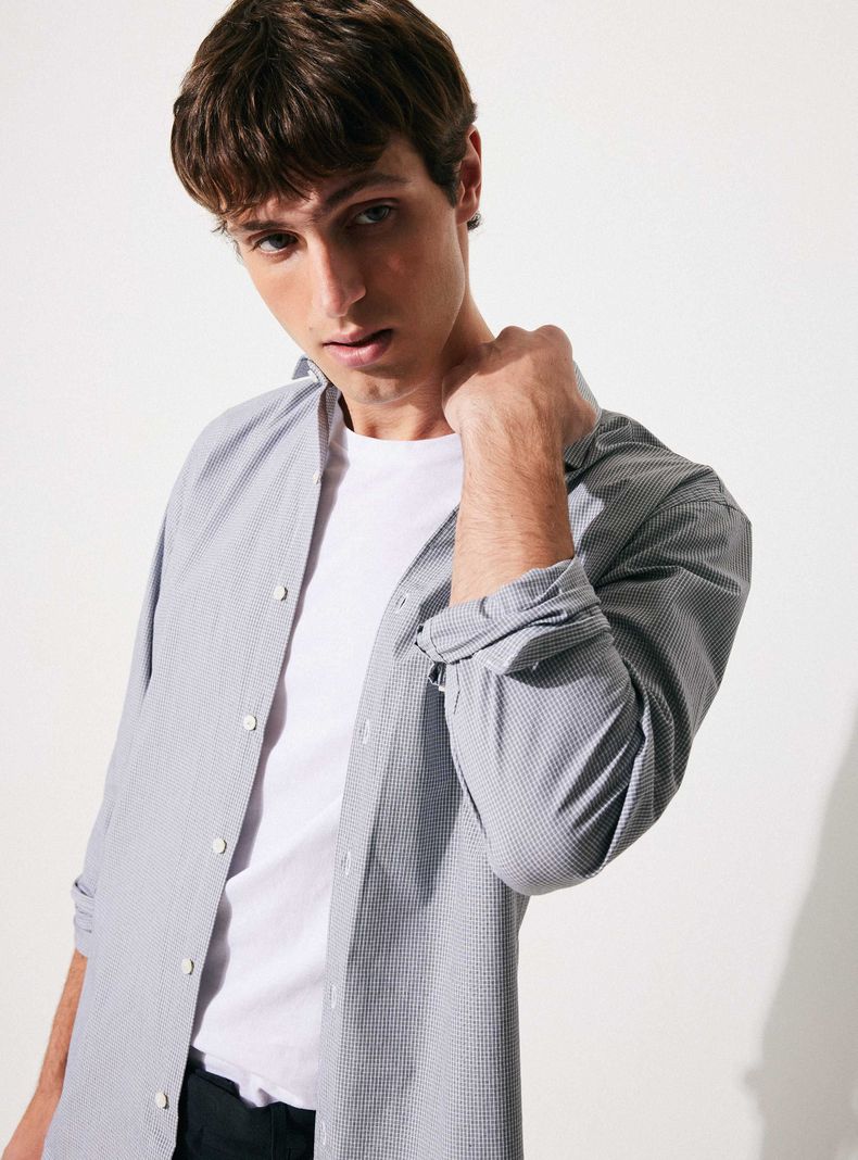 Camisa Mini Cuadro Print-2